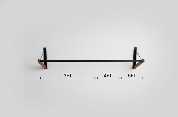 FOLD.ONE foldable wall rack in multiple 3FT, 4FT and 5FT length options